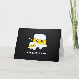 Tarjeta De Agradecimiento Halloween Mummy Baby Shower