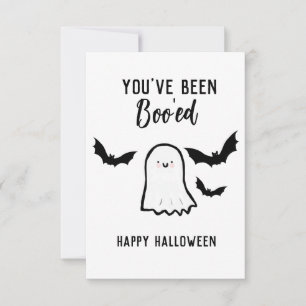 Tarjeta De Agradecimiento Halloween Te Han Asustado 
