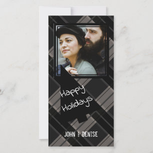 Tarjeta De Agradecimiento HAMbyWG - Felices fiestas - Personalizado retratad
