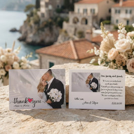 Tarjeta De Agradecimiento Hand Drawn Sketch Heart Photo Overlay