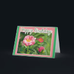 Tarjeta De Agradecimiento Happy Birthday Card by Brittany's Art Vibes<br><div class="desc">I drew this peony and the calligraphy with colored pencils and markers :) I hope you like it!
Brittany
Brittany's Art Vibes</div>