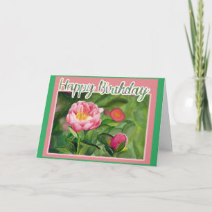 Tarjeta De Agradecimiento Happy Birthday Card by Brittany's Art Vibes