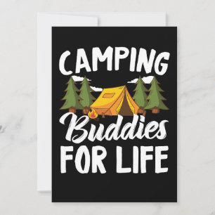 Tarjeta De Agradecimiento Happy Camper Camping Buddies For Life