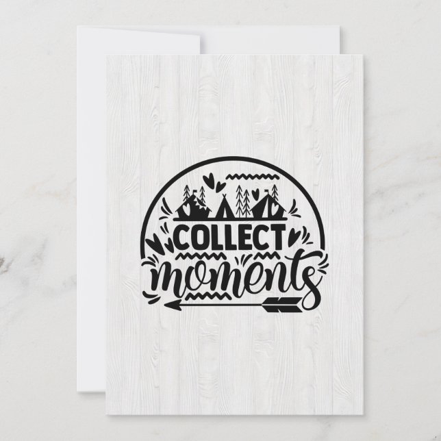 Tarjeta De Agradecimiento Happy Camper Collect Moments (Anverso)