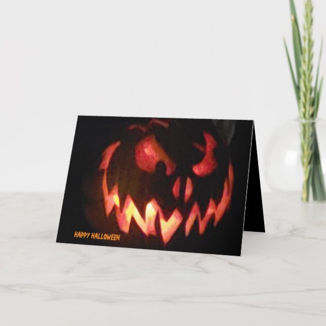 TARJETA DE AGRADECIMIENTO HAPPY HALLOWEEN (Anverso)