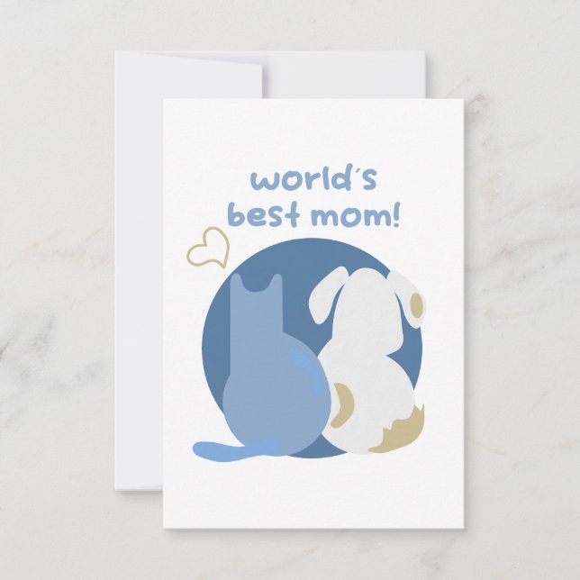 Tarjeta De Agradecimiento Happy mothers day! (Anverso)