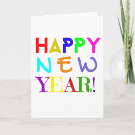 Tarjeta De Agradecimiento Happy New Year Greeting card