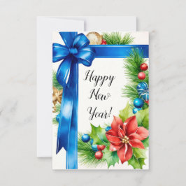 Tarjeta De Agradecimiento Happy New Year Greeting Card