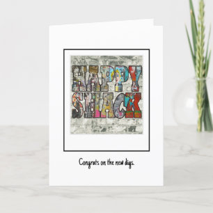 Tarjeta De Agradecimiento Happy Shack New Home Greet Card