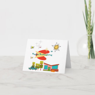 Tarjeta De Agradecimiento Happy Thanksgiving 