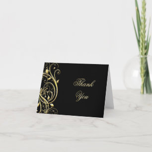Tarjeta De Agradecimiento Harina de Oro Florece 50 Aniversario
