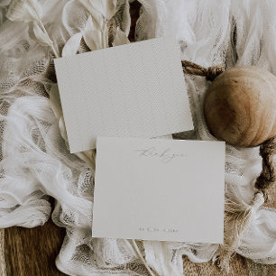 Tarjeta de agradecimiento HARMONY Verde Salvia