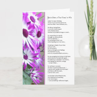 Tarjeta De Agradecimiento Has sido un verdadero amigo para mí...