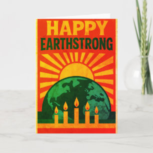 Tarjeta De Agradecimiento HASTA! Happy Earthstrong