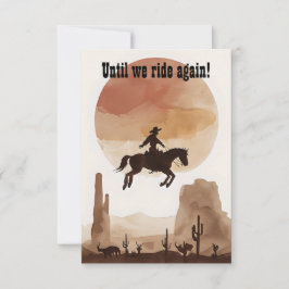 Tarjeta De Agradecimiento Hasta que volvamos a montar