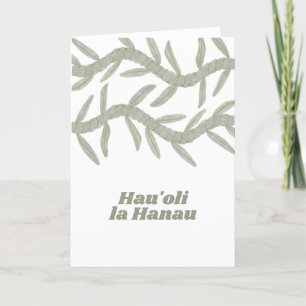 Tarjeta De Agradecimiento Hau'oli la Hanau