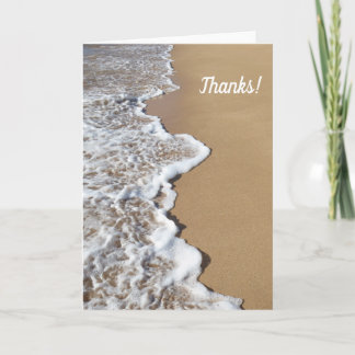 Tarjeta De Agradecimiento Hawaiian Shoreline Folded Thank You Card