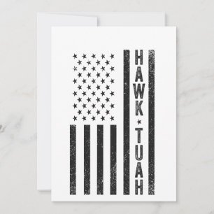 Tarjeta De Agradecimiento Hawk Tuah Escupe En Eso Divertido 4 De Julio  