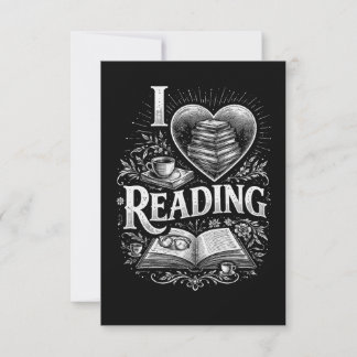 Tarjeta De Agradecimiento Heart of a Book Lover