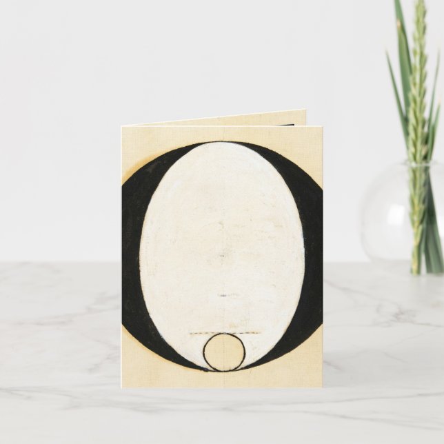 Tarjeta De Agradecimiento Heathens, 1920, por Hilma af Klint (Anverso)