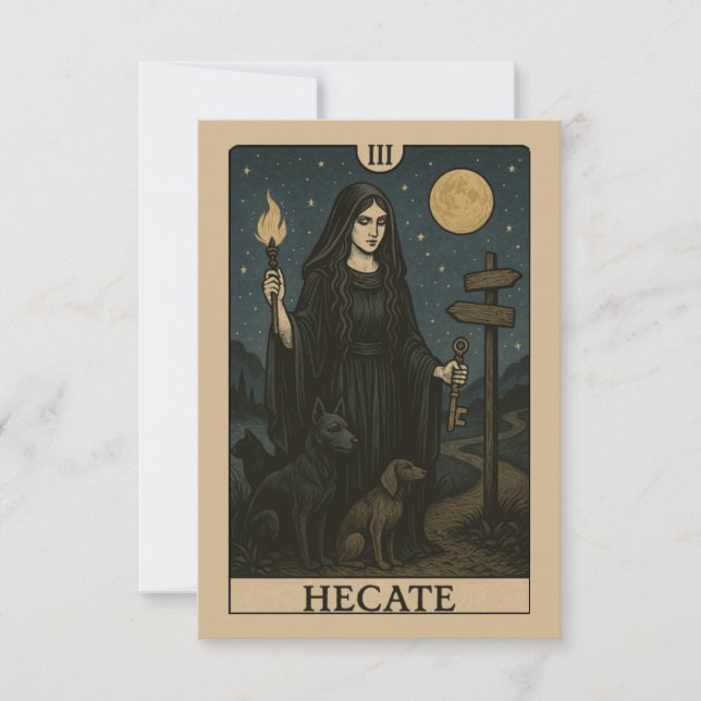 Tarjeta De Agradecimiento Hecate (Anverso)