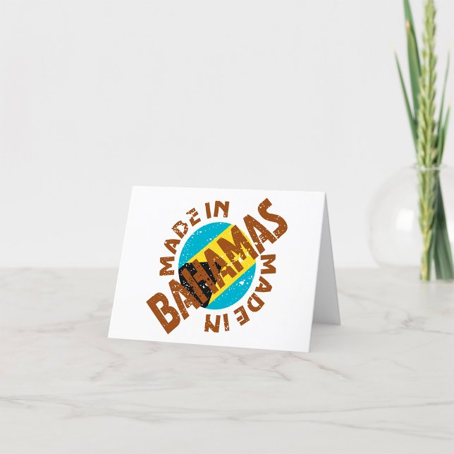 Tarjeta De Agradecimiento Hecho en Bahamas (Subido por el creador)