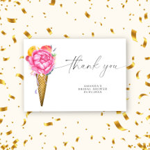 Helado acuático - gracias ducha de novia