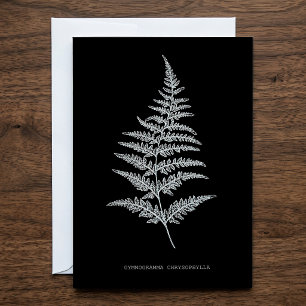Tarjeta De Agradecimiento Helecho Dorado, Gymnogramma Chrysophylla