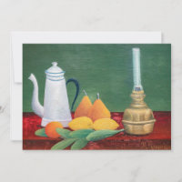 Henri Rousseau - Bodegón con Cafetera