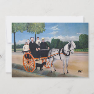 Tarjeta De Agradecimiento Henri Rousseau - La Carriole du padre Junier