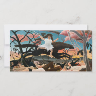 Tarjeta De Agradecimiento Henri Rousseau - La guerra