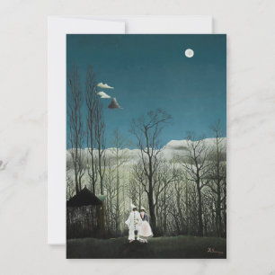 Tarjeta De Agradecimiento Henri Rousseau - Noche de Carnaval