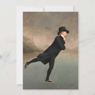 Tarjeta De Agradecimiento Henry Raeburn - El ministro patinador