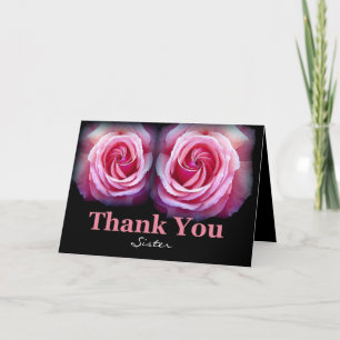 Tarjeta De Agradecimiento HERMANA - Dama de Honor Gracias