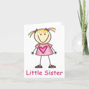 TARJETA DE AGRADECIMIENTO HERMANA PEQUEÑA
