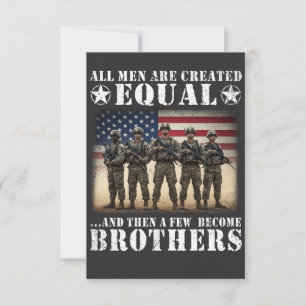 Tarjeta De Agradecimiento Hermandad Militar Patriótica Hermanos Veteranos