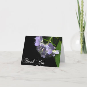 Tarjeta De Agradecimiento Hermosa Hydrangea Azul Gracias
