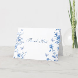 Tarjeta De Agradecimiento Hermoso Boda de flores de primavera vintage encant