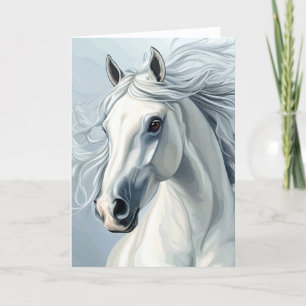 TARJETA DE AGRADECIMIENTO HERMOSO CABALLO #1