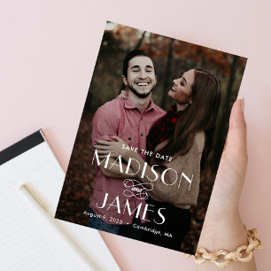 Tarjeta De Agradecimiento Hermoso color editable de la Unión Guardar la tarj