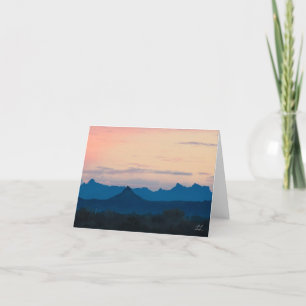 Tarjeta De Agradecimiento Hermoso Sunrise Arizona
