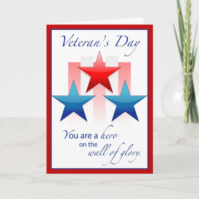 Tarjeta De Agradecimiento Héroe del Día de Vetarn (Anverso)