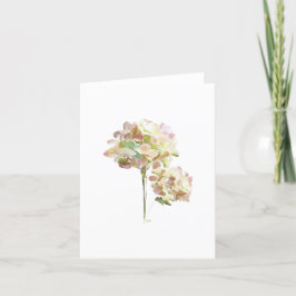 Tarjeta De Agradecimiento Hidrangea Flower