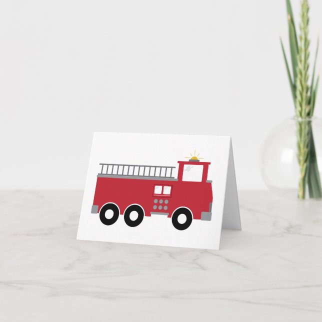 Tarjeta De Agradecimiento Hidratante de incendios (Anverso)