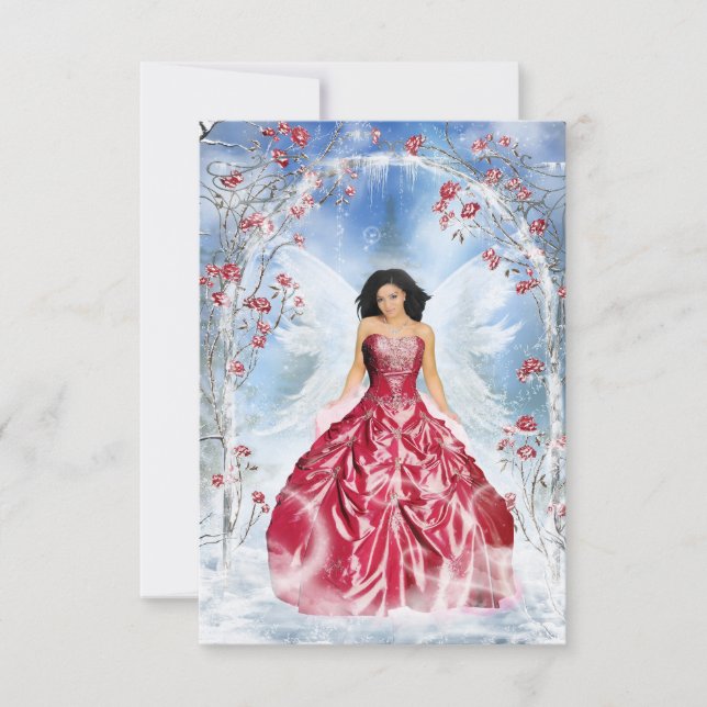 Tarjeta De Agradecimiento Hielo Fairy (Anverso)