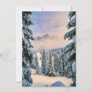 Tarjeta De Agradecimiento Hielo y nieve   Rosengarten, Alemania