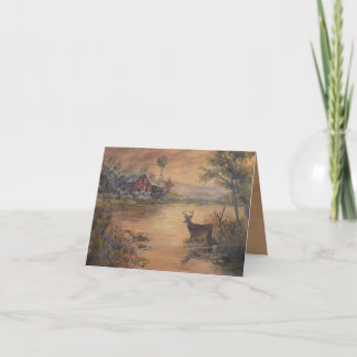 Tarjeta De Agradecimiento Highway Pond / All Occasion / Thank You Card