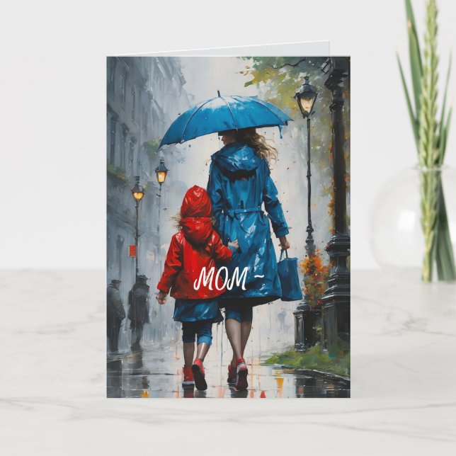 TARJETA DE AGRADECIMIENTO HIJA A MAMÁ EN EL DÍA DE LA MADRE (Anverso)