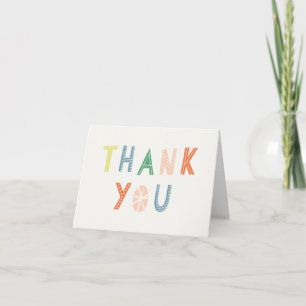 Tarjeta De Agradecimiento Hip Hip Hooray - Cobalto