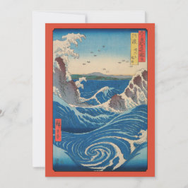 Tarjeta De Agradecimiento Hiroshige Utagawa - Hidromasaje de Naruto, provinc